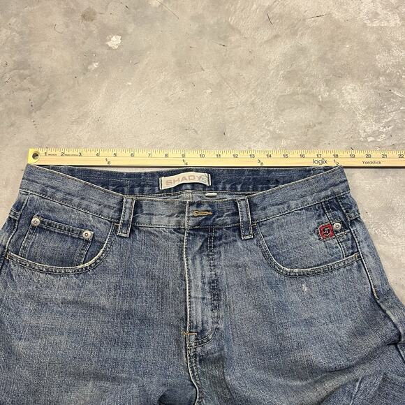 Vintage Shady LTD Eminem Baggy Jeans Size 36x32 Y2K HAS NO CLOSURE BUTTON - Picture 3 of 12